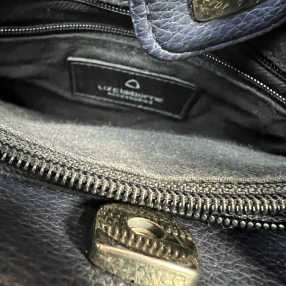 Womens Small Navy Blue Liz Claiborne Purse - Picture 6 of 7